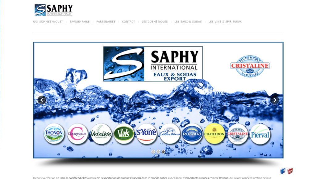 Diving in web - Création de site web - SAPHY