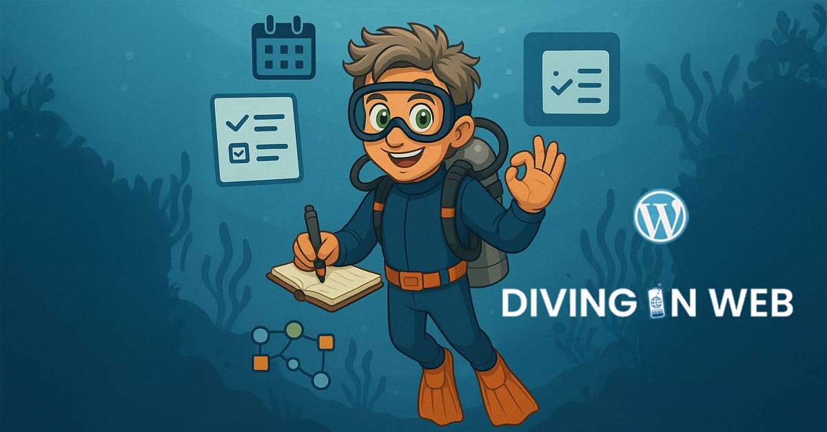 Diving in Web site web pour coach ou consultant