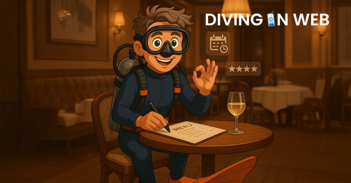 Diving in Web Site web pour restaurant avec Wordpress